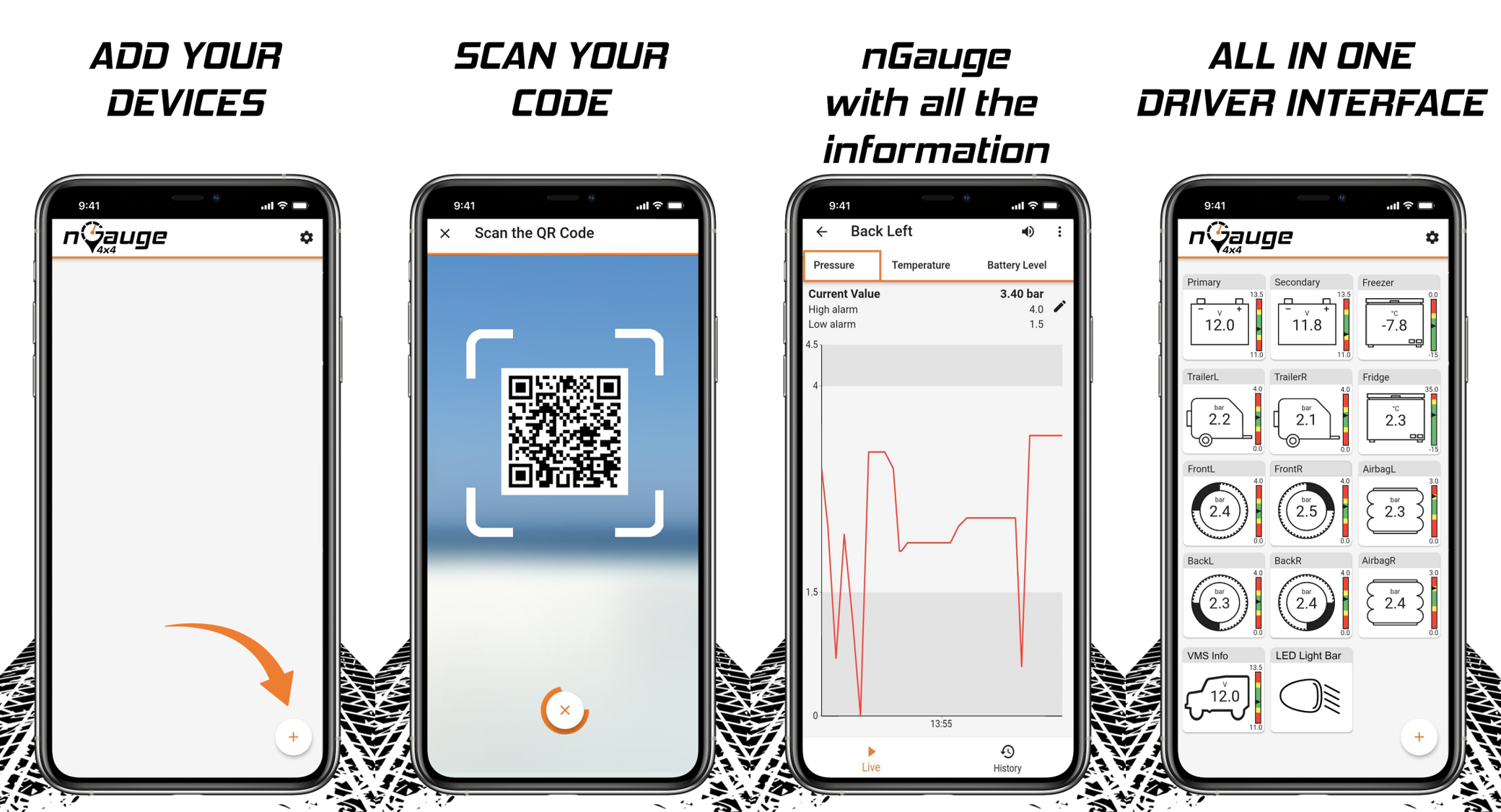 nGauge 4x4 App Intro